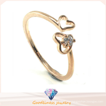 Joyería de plata del anillo 925 del diseño del corazón de la manera de la venta caliente de la mujer (R10259)